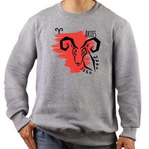 Jaket Sweater Zodiak Aries 2 