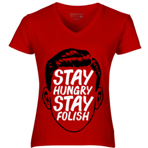 Kaos Motivasi Q020 - Stay Hungry Stay Folish