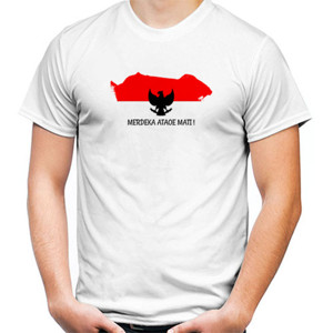 Kaos INDONESIA MERDEKA ATAU MATI