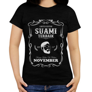 Kaos Classic Suami Terbaik Bulan November