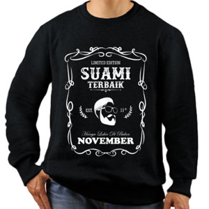 Jaket Sweater Classic Suami Terbaik Bulan November