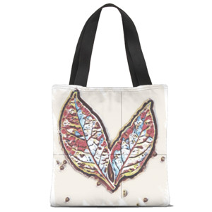 Tas Tote Fullprint bunga