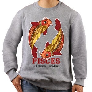 Jaket Sweater zodiak - pisces