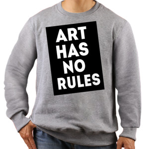 Jaket Sweater ART HAS NO RULES