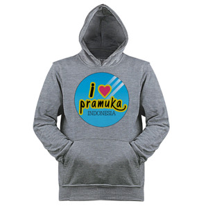 Jaket Hoodie I Love Pramuka