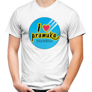 Kaos I Love Pramuka