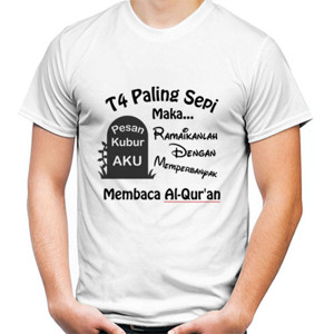 Kaos Kaos Wanita Seri Pesan Alam Kubur #6