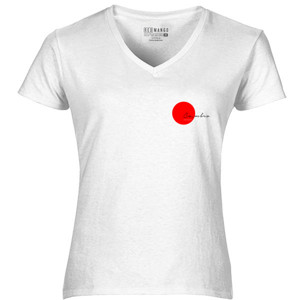 Kaos Kaos Wanita Point V-Neck by Co_mbro