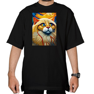 Kaos Oversize Kucing Estetik