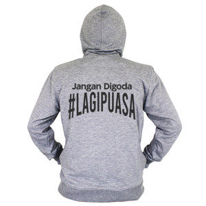 Hoodie Zipper Jangan Digoda Lagi Puasa