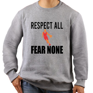 Jaket Sweater Respect All Fear None