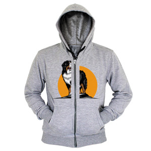 Hoodie Zipper Kaos Anjing 002