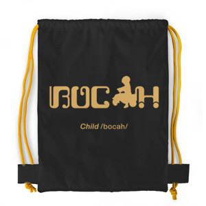 Tas Serut Fullprint Javanese Themed drawstring Bag “Bocah”