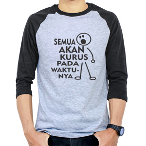 Kaos Raglan Kurus wktunya