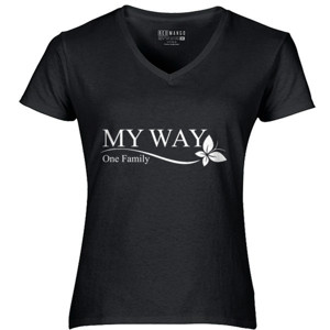 Kaos Kaos My Way White Logo