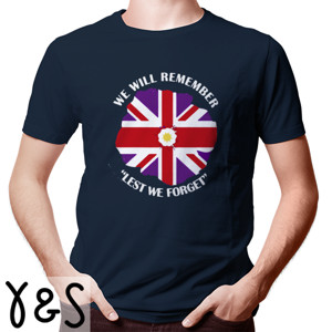 Kaos United Kingdom Flag We Will Remember  3