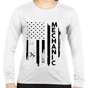 Kaos Mechanic American Flag - 2