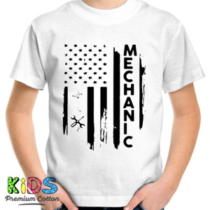 Kaos Mechanic American Flag - 2