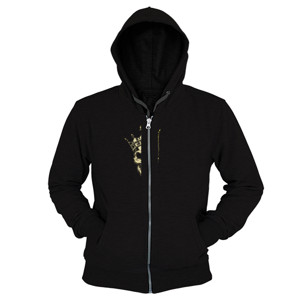 Hoodie Zipper skeleton