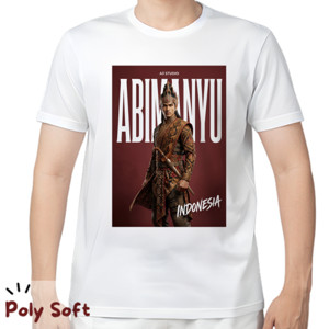 Kaos Kaos Abimanyu Poly Soft White Tee