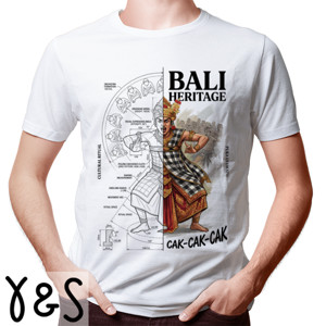 Kaos Kaos Bali Heritage Tari Kecak Premium