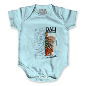 Baby Jumper Kaos Bali Heritage Tari Kecak Premium