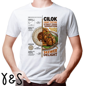 Kaos Kaos Kuliner Tradisional Cilok Street Food