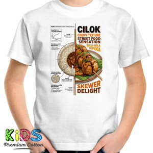 Kaos Kaos Kuliner Tradisional Cilok Street Food