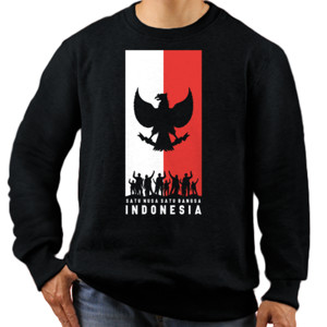 Jaket Sweater Kaos Satu Nusa Satu Bangsa Indonesia
