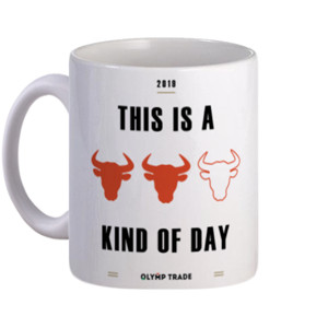 Mug Mug/Cangkir Bull Olymp Trade