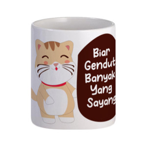 Mug Kucing Gendut