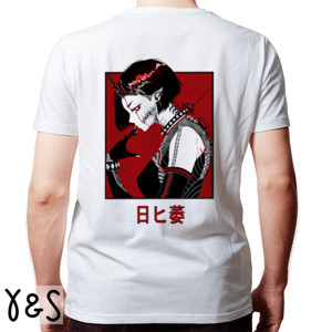 Kaos Ghoul (日ヒ萎) 2 depan belakang