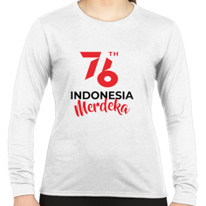 Kaos 76th Indonesia merdeka