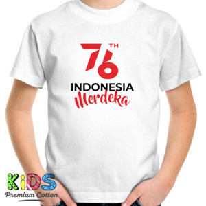 Kaos 76th Indonesia merdeka