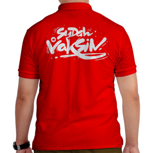 Kaos Polo Sudah di Vaksin