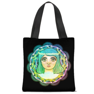 Tas Tote Fullprint Cosmic Darling