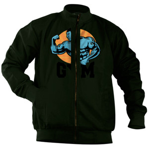 Jaket Bomber Gym Art 