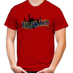 Kaos Kaos hijrah with mesjid