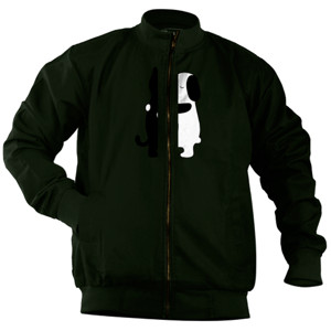 Jaket Bomber Cat and Dog Hug
