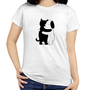 Kaos Cat and Dog Hug