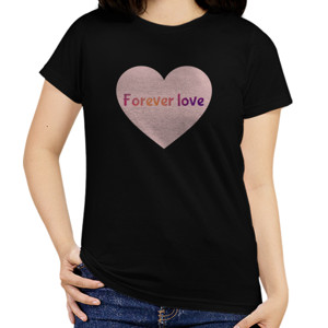 Kaos Kaos wanita red mango forever love