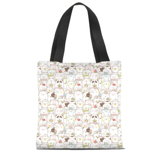 Tas Tote Fullprint CUTE BABY ANIMAL