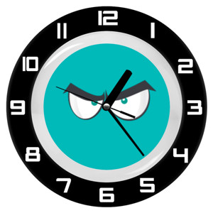 Jam Dinding Jam Comic Eye