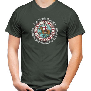 Kaos Kaos T-Shirt - Militum Xpisti Non Nobis Domine