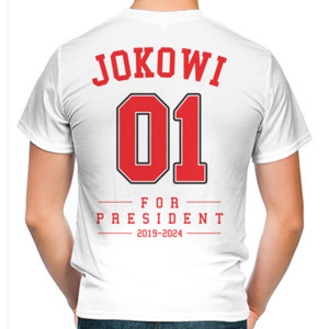 Kaos JOKOWI FOR PRESIDENT PUTIH