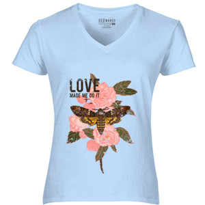 Kaos Rose Butterfly