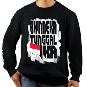 Jaket Sweater BHINNEKA TUNGGAL IKA MERAH PUTIH