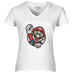 Kaos Mario Bordir
