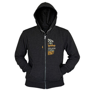 Hoodie Zipper Hidup Bagaikan Kopi