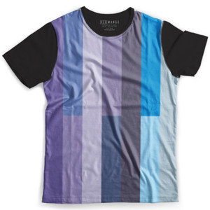 Kaos Fullprint motif warna warni